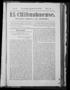 Journal/Magazine/Newsletter: El Chihuahuense. (Chihuahua, Mexico), Vol. 1, No. 14, Ed. 1 Tuesday, …