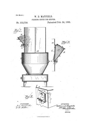 Primary view of object titled 'Feeding Chute for Stoves.'.