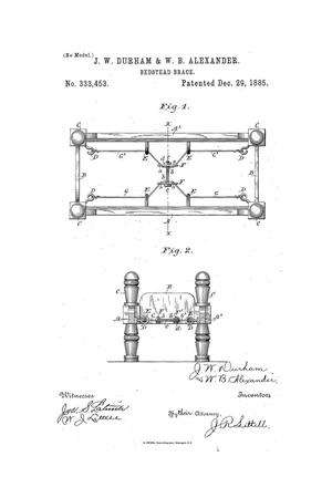 Primary view of object titled 'Bedstead Brace.'.
