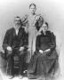 Photograph: Joseph Milton Cavender, His Wife and Daughter