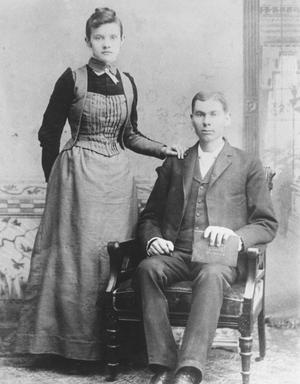 Primary view of object titled 'James C. Cavendar and His Wife, Lena'.