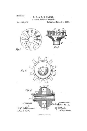 Primary view of object titled 'Hub for Vehicle Wheels.'.