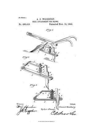 Primary view of object titled 'Heel Attachment for Plows'.