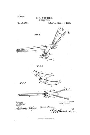 Primary view of object titled 'Vine-Cutter.'.