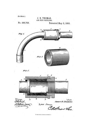 Primary view of object titled 'Air-Pipe Coupling.'.