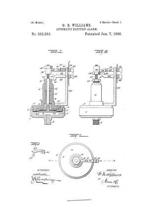 Primary view of object titled 'Automatic Electric Alarm.'.