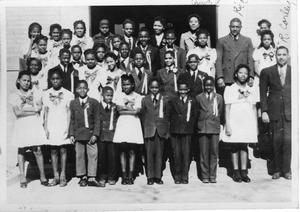 Primary view of object titled 'Blackshear School Students'.