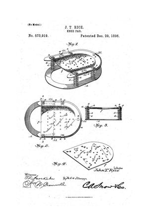 Primary view of object titled 'Knee-Pad.'.