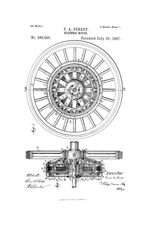 Primary view of object titled 'Electric motor.'.