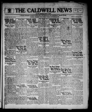 Primary view of object titled 'The Caldwell News and The Burleson County Ledger (Caldwell, Tex.), Vol. 48, No. 24, Ed. 1 Thursday, September 21, 1933'.