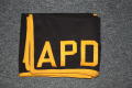 Photograph: [Image of an APD saddle blanket used by the Mounted Patrol]