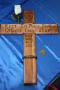 Photograph: [Image of a wooden cross made in memory of Police Officer Craig G. St…