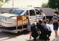Photograph: [Arlington patrol car belonging to Officers Lewis and Crocker on disp…