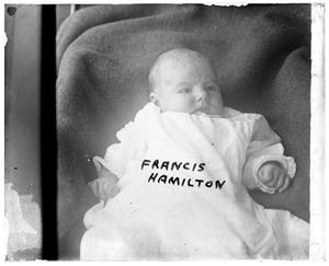 Primary view of object titled '[Portrait of Baby Francis Hamilton]'.