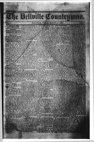 Primary view of object titled 'The Bellville Countryman (Bellville, Tex.), Vol. 3, No. 31, Ed. 1 Saturday, March 7, 1863'.