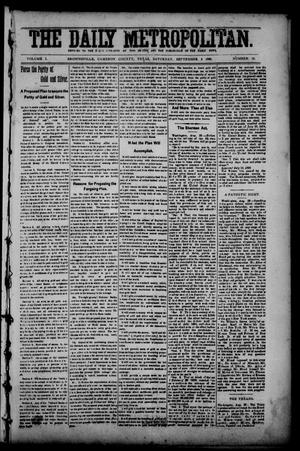 The Daily Metropolitan (Brownsville, Tex.), Vol. 1, No. 12, Ed. 1 Saturday, September 2, 1893
