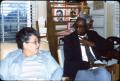 Photograph: [A Man and a Woman Sitting for a Oral History Interview]