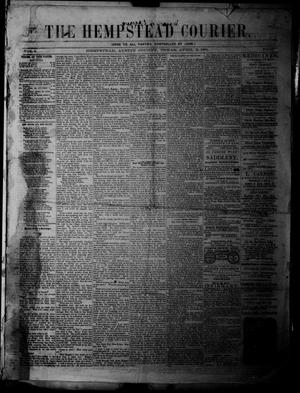 Primary view of object titled 'The Hempstead Courier (Hempstead, Tex.), Vol. 3, No. 2, Ed. 1 Saturday, April 6, 1861'.