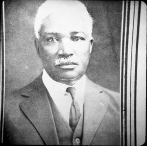 Primary view of object titled '[African-American Man in Harrison County]'.