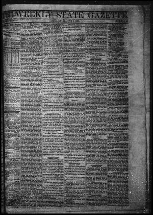 Primary view of Tri-Weekly State Gazette. (Austin, Tex.), Vol. 3, No. 55, Ed. 1 Friday, June 3, 1870