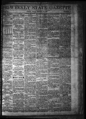 Primary view of object titled 'Tri-Weekly State Gazette. (Austin, Tex.), Vol. 3, No. 147, Ed. 1 Wednesday, January 11, 1871'.