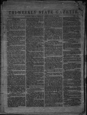 Primary view of Tri-Weekly State Gazette. (Austin, Tex.), Vol. 1, No. 141, Ed. 1 Friday, September 4, 1863