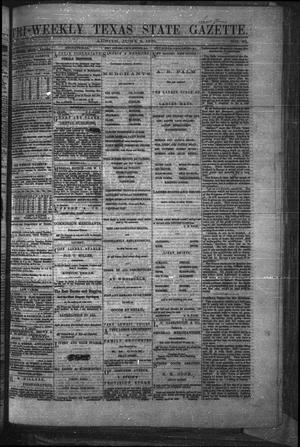 Primary view of object titled 'Tri-Weekly Texas State Gazette. (Austin, Tex.), Vol. 2, No. 82, Ed. 1 Wednesday, June 9, 1869'.