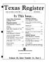 Thumbnail image of item number 1 in: 'Texas Register, Volume 18, Number 31, Part I, Pages 2603-2696, April 23, 1993'.