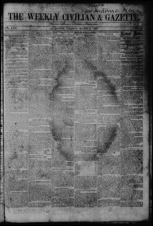 Primary view of object titled 'The Weekly Civilian & Gazette. (Galveston, Tex.), Vol. 24, No. 48, Ed. 1 Tuesday, March 4, 1862'.