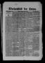 Newspaper: Wochenblatt der Union (Galveston, Tex.), Vol. 9, No. 12, Ed. 1 Sunday…
