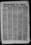 Newspaper: Wochenblatt der Union (Galveston, Tex.), Vol. 9, No. 31, Ed. 1 Sunday…