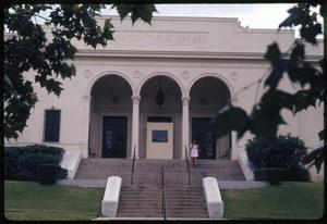Primary view of object titled '[Austin Public Library Exterior]'.