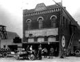 Photograph: [Frank Danforth's Garage and Odd Fellows Building]