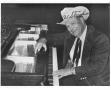 Primary view of [Autographed photo of Al Stricklin at the piano]