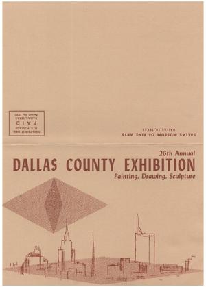 Primary view of object titled '26th Annual Dallas County Exhibition: Painting, Drawing, Sculpture'.