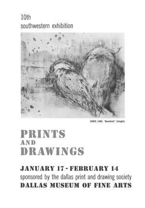 Primary view of object titled '10th Southwestern Exhibition: Prints and Drawings'.