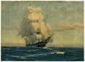 Thumbnail image of item number 1 in: '"In All Her Glory" Sailing Ship Print'.