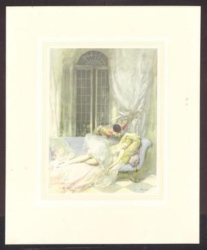 Primary view of object titled '"Good Night Columbine" print by Walter Ernest Webster'.