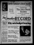 Newspaper: The Canadian Record (Canadian, Tex.), Vol. 72, No. 10, Ed. 1 Thursday…