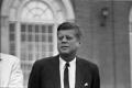 Photograph: [President Kennedy in Fort Worth in the parking lot of the Hotel Texa…