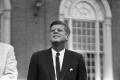 Photograph: [President Kennedy in Fort Worth in the parking lot of the Hotel Texa…