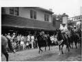 Photograph: Texas Sesquicentennial Wagon Train in Fort Worth