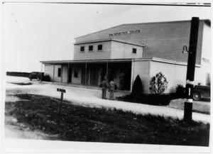 Primary view of object titled 'War Department Theater at Camp Wallace'.
