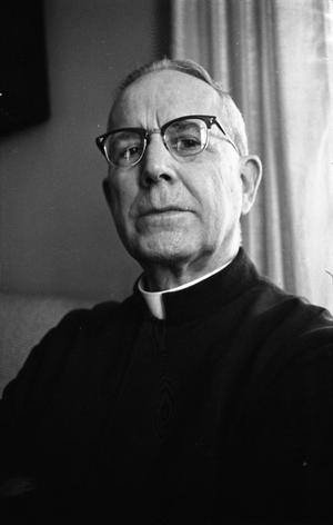 Primary view of object titled '[Image of Father Oscar Huber]'.