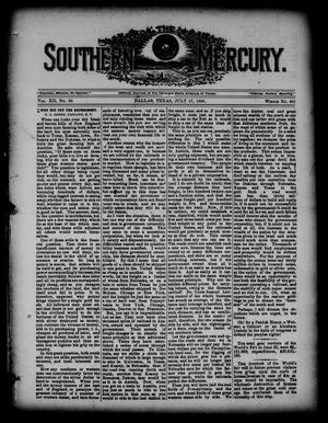 Primary view of The Southern Mercury. (Dallas, Tex.), Vol. 12, No. 30, Ed. 1 Thursday, July 27, 1893