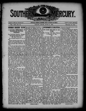 Primary view of The Southern Mercury. (Dallas, Tex.), Vol. 13, No. 24, Ed. 1 Thursday, June 21, 1894