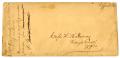Text: [Envelope for Letter to Capt. H. K. Redway, 1865]