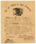 Thumbnail image of item number 1 in: '[Discharge Paper for Hamilton K. Redway, April 15,1866]'.