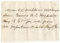 Text: [Hospital discharge notice, May 3, 1865]