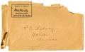 Thumbnail image of item number 1 in: '[Envelope to R. C. Redway from Will Murphy]'.